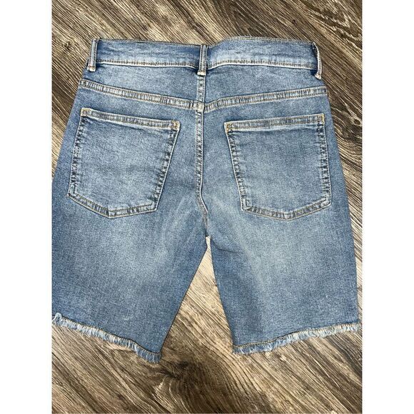 Blue Denim Jean Shorts - Picture 2 of 3